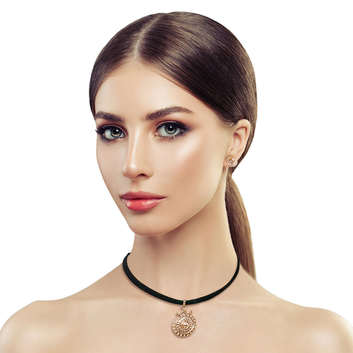 Black  Suede Choker Necklace