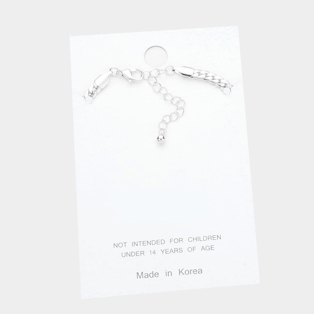 iLLASPARKZ Metal Chain Anklet