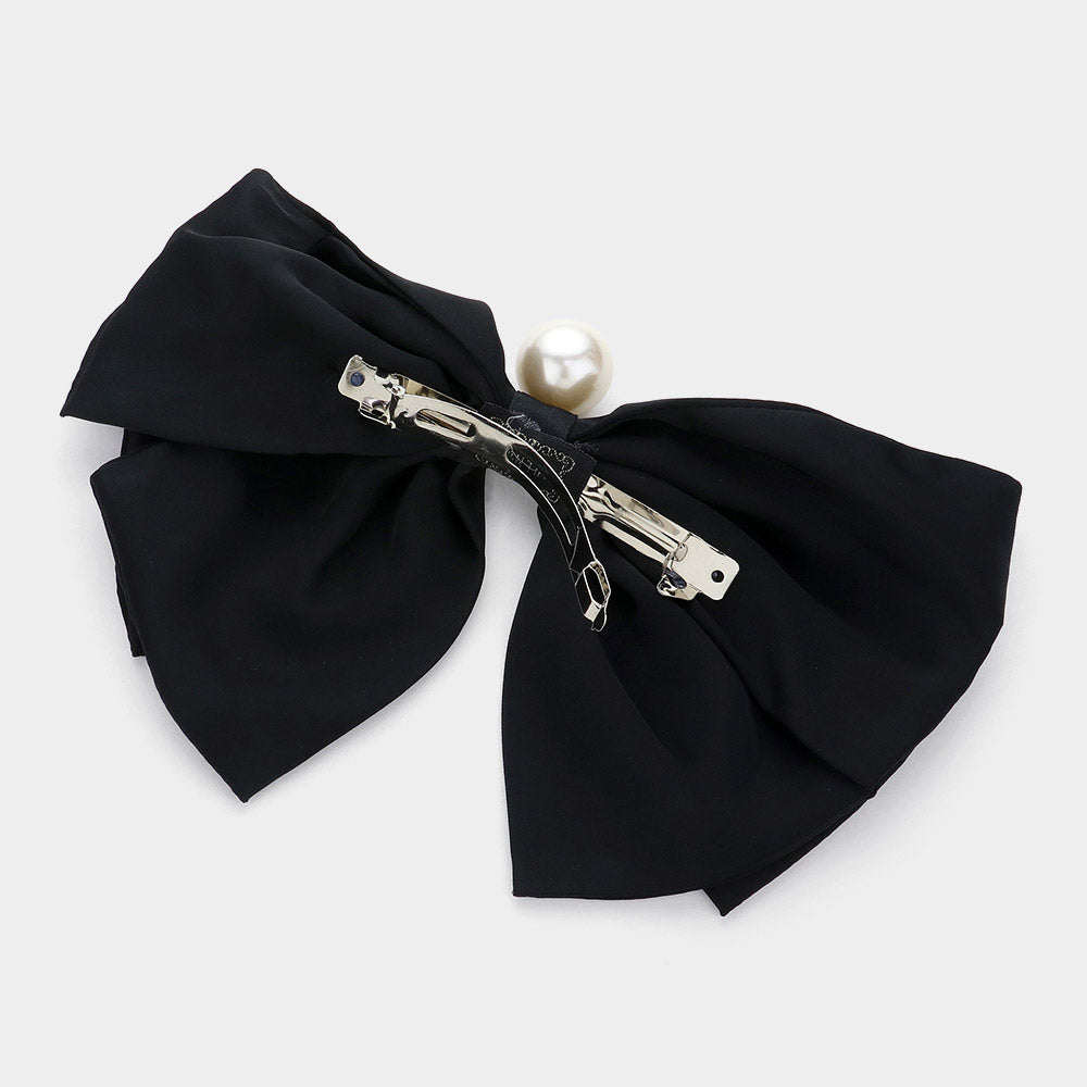 iLLASPARKZ Pearl Pointed Bow Barrette