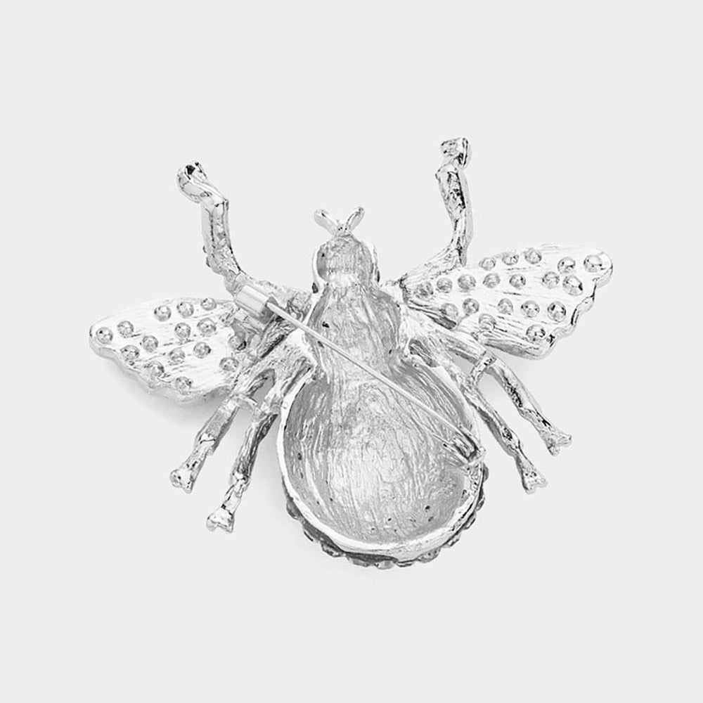 iLLASPARKZ Crystal Rhinestone Pave Bug Pin Brooch