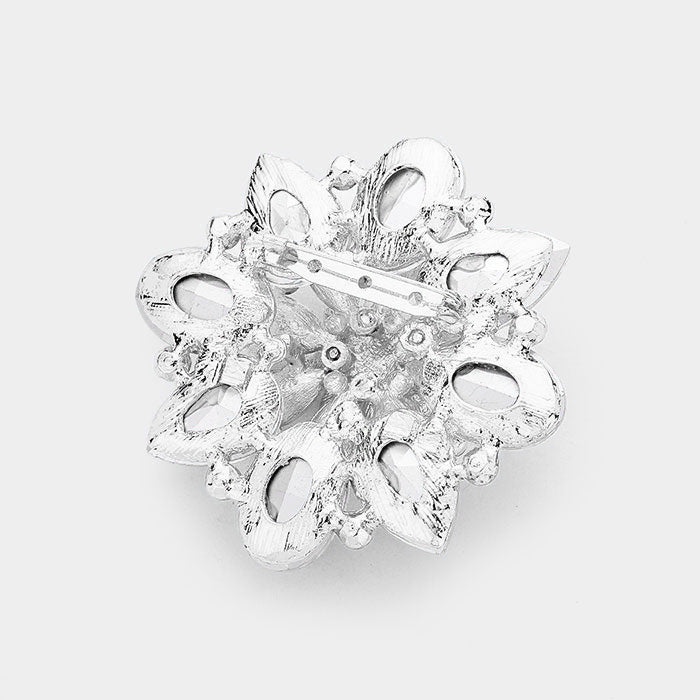 iLLASPARKZ Crystal Flower Pin Brooch