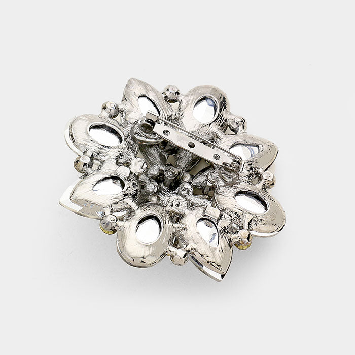 iLLASPARKZ Crystal Flower Pin Brooch