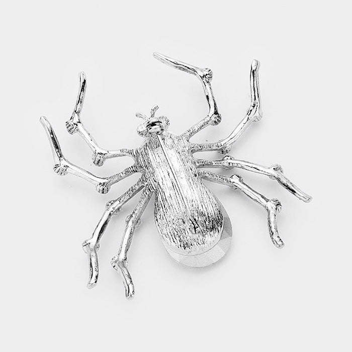 iLLASPARKZ Crystal Spider Pin Brooch