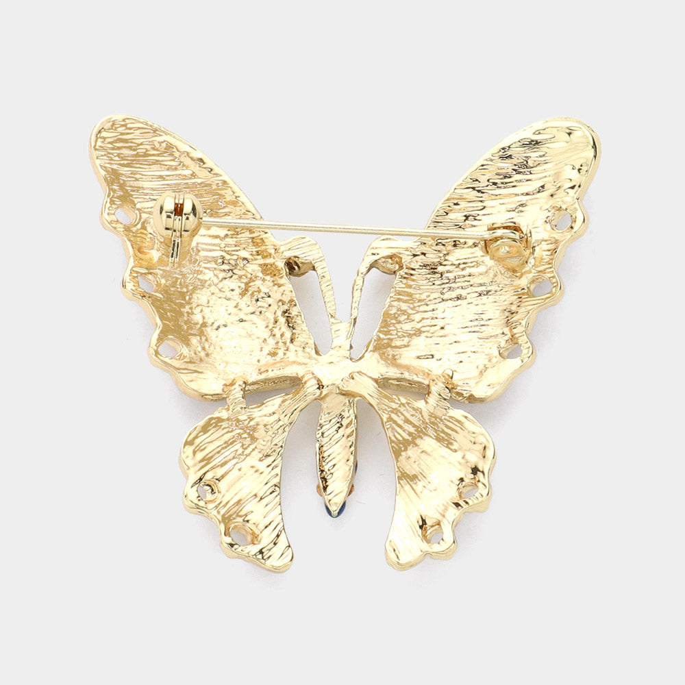 iLLASPARKZ Rhinestone Butterfly Pin Brooch