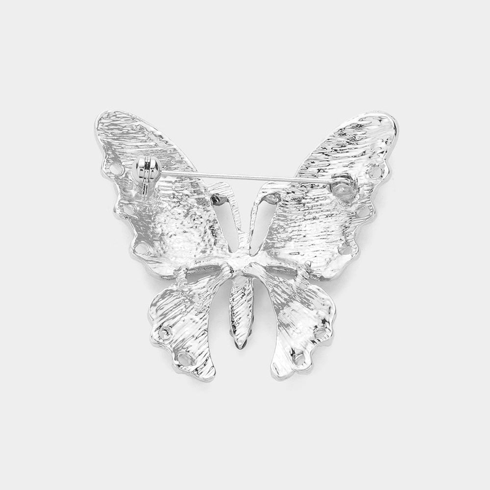 iLLASPARKZ Rhinestone Butterfly Pin Brooch