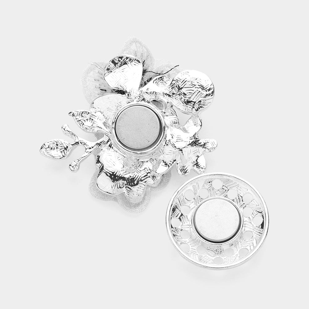 iLLASPARKZ Flower Magnetic Brooch