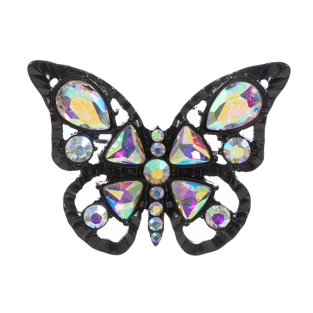 iLLASPARKZ Multi Stone Embellished Butterfly Pin Brooch