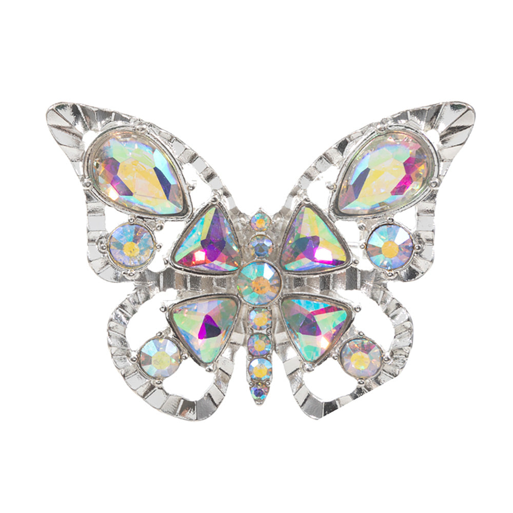 iLLASPARKZ Multi Stone Embellished Butterfly Pin Brooch