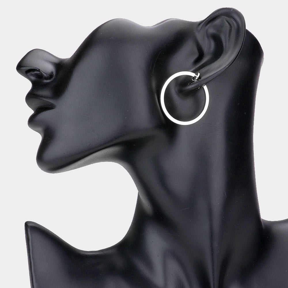 iLLASPARKZ Metal Hoop Clip on Earrings