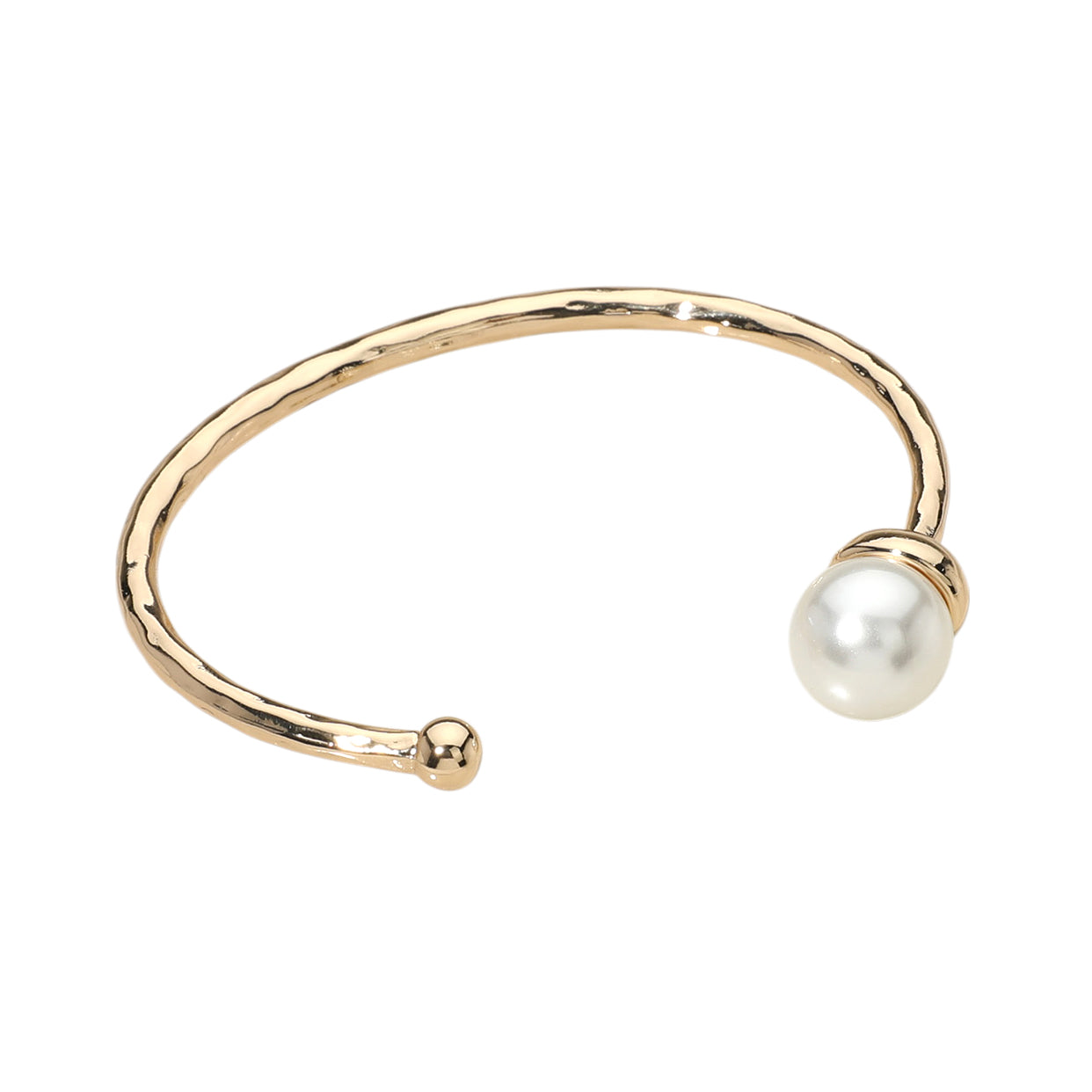 iLLASPARKZ Pearl Tip Cuff Bracelet