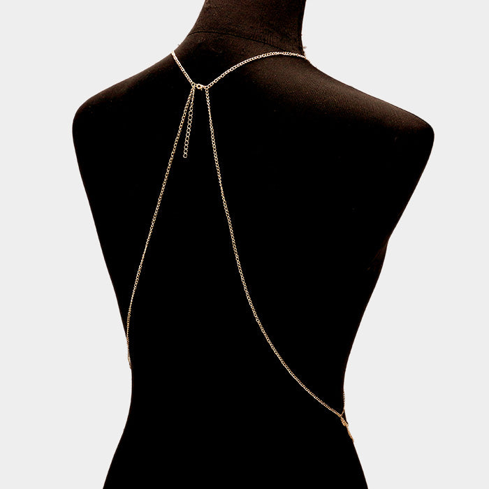 iLLASPARKZ Bra outline body chain necklace