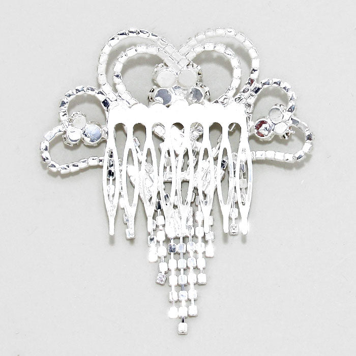 iLLASPARKZ Rhinestone Hair Comb Pin