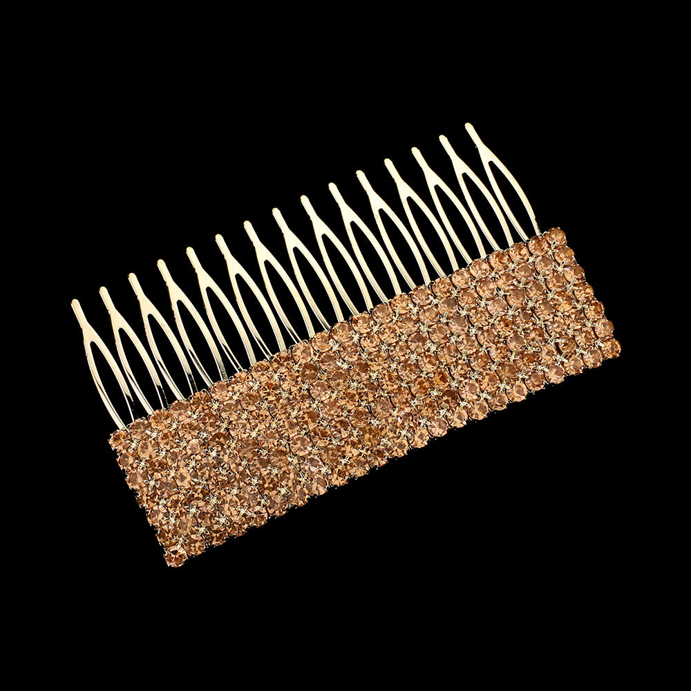 iLLASPARKZ Embellished Rhinestone Pave Hair Comb