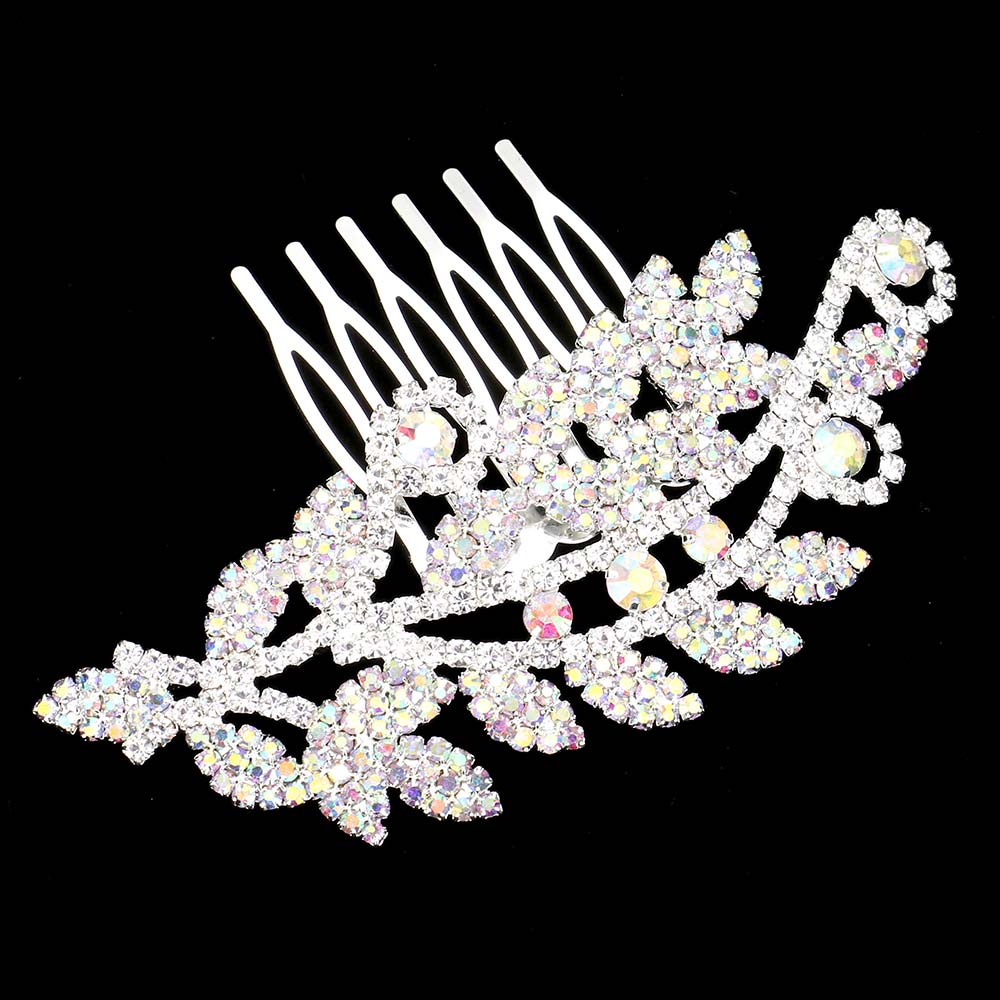 iLLASPARKZ Rhinestone Sprout Hair Comb