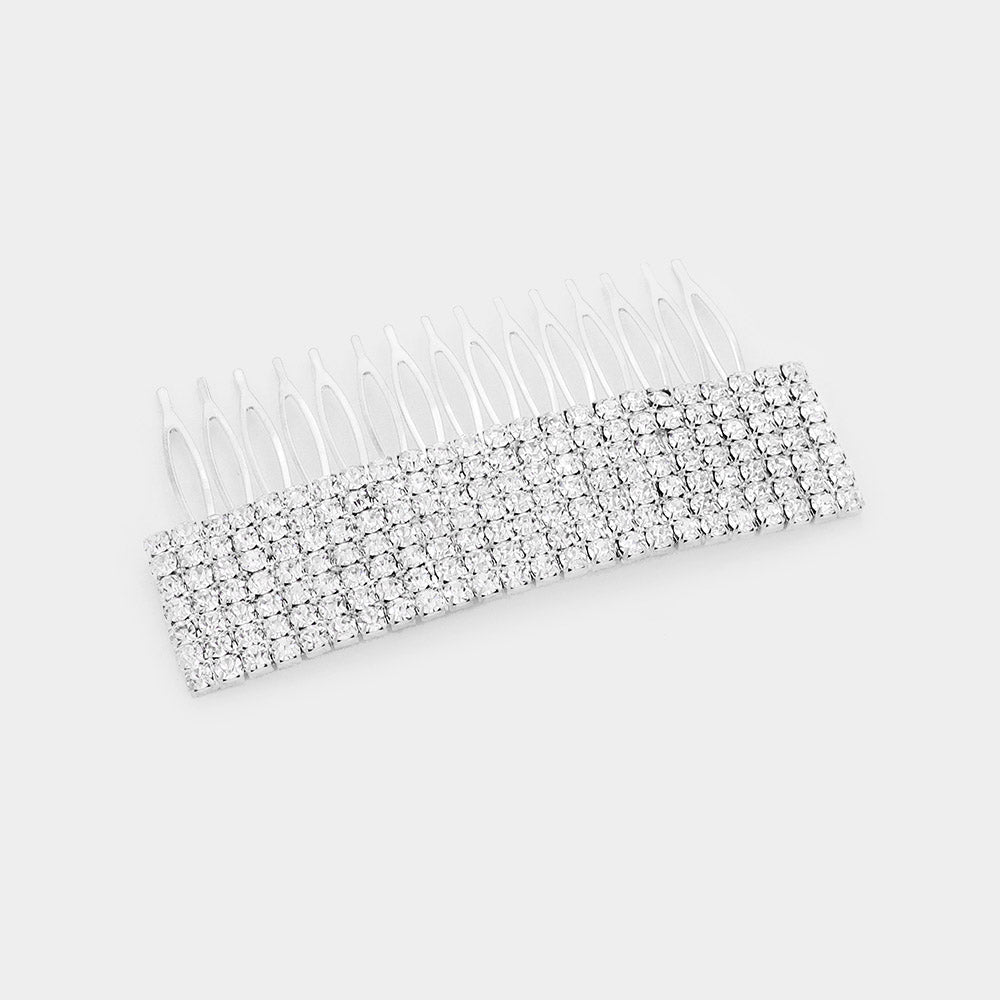 iLLASPARKZ Embellished Rhinestone Pave Hair Comb