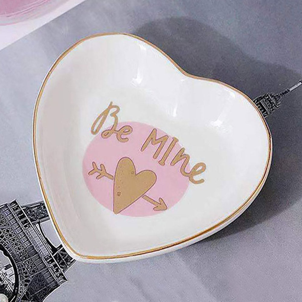 iLLASPARKZ Be Mine Message Heart Arrow Jewelry Dish