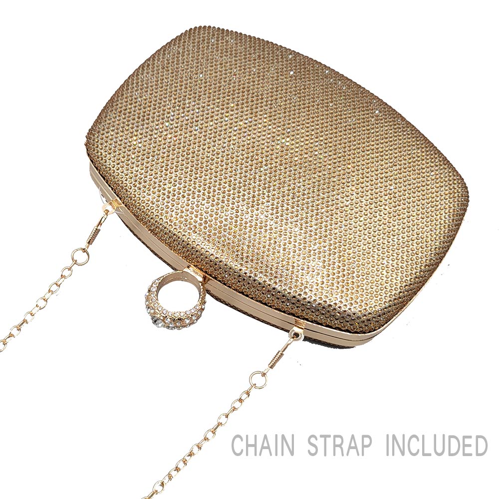 iLLASPARKZ Shimmery Evening Clutch Bag