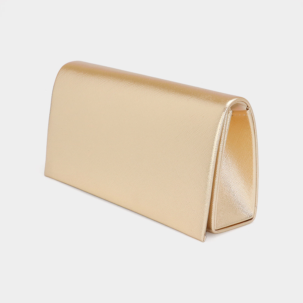 iLLASPARKZ Metallic Clutch Bag / Crossbody Bag