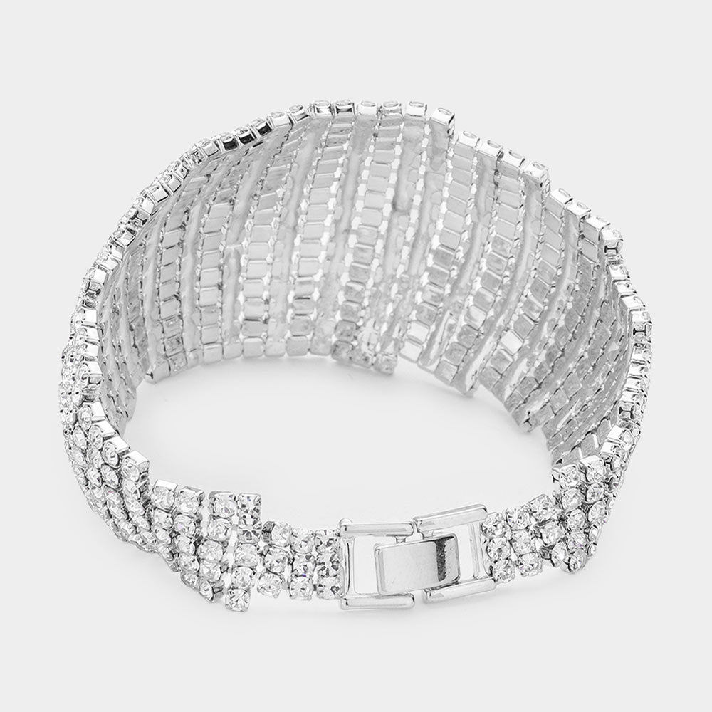 iLLASPARKZ Rhinestone Pave Evening Bracelet