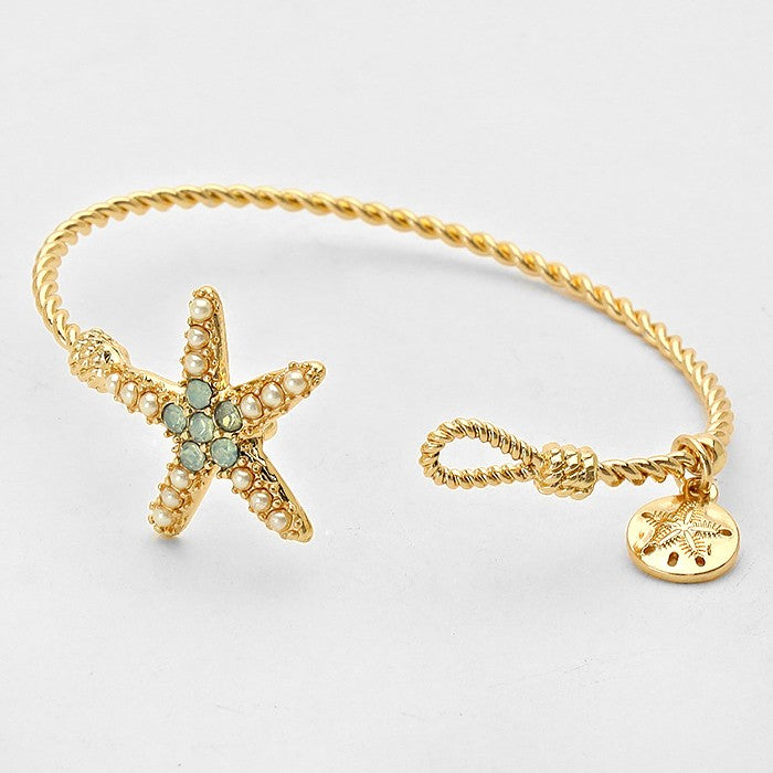 iLLASPARKZ Pearl Accented Starfish Bracelet