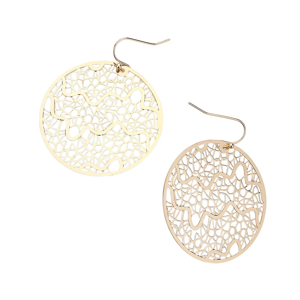 iLLASPARKZ Round Filigree Dangle Earrings