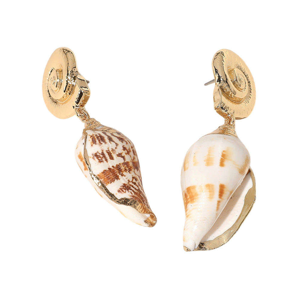 iLLASPARKZ Sea Shell Dangle Earrings