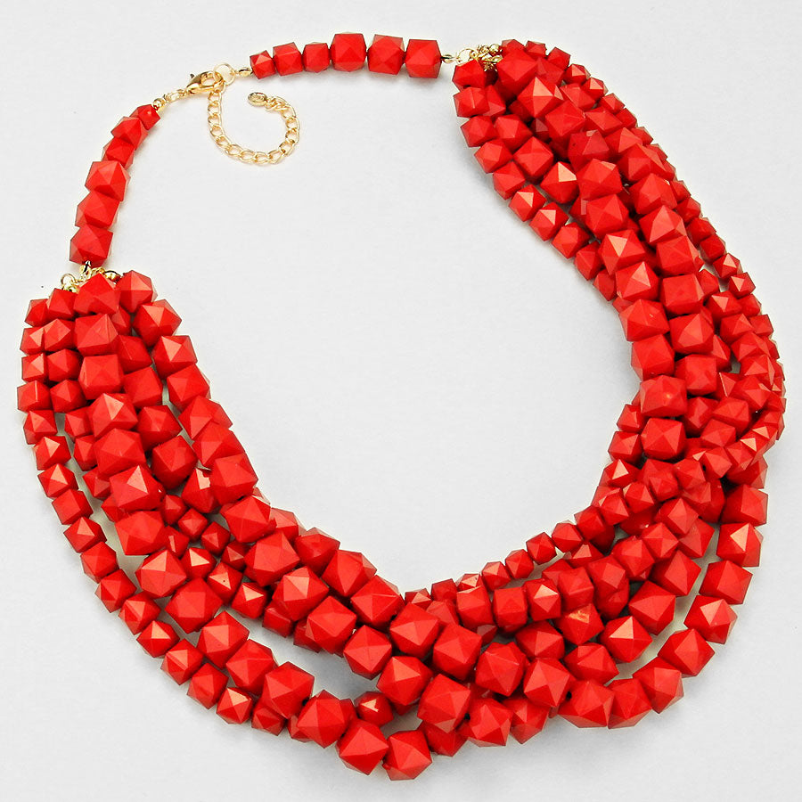 iLLASPARKZ Chunky Resin Collar Necklace