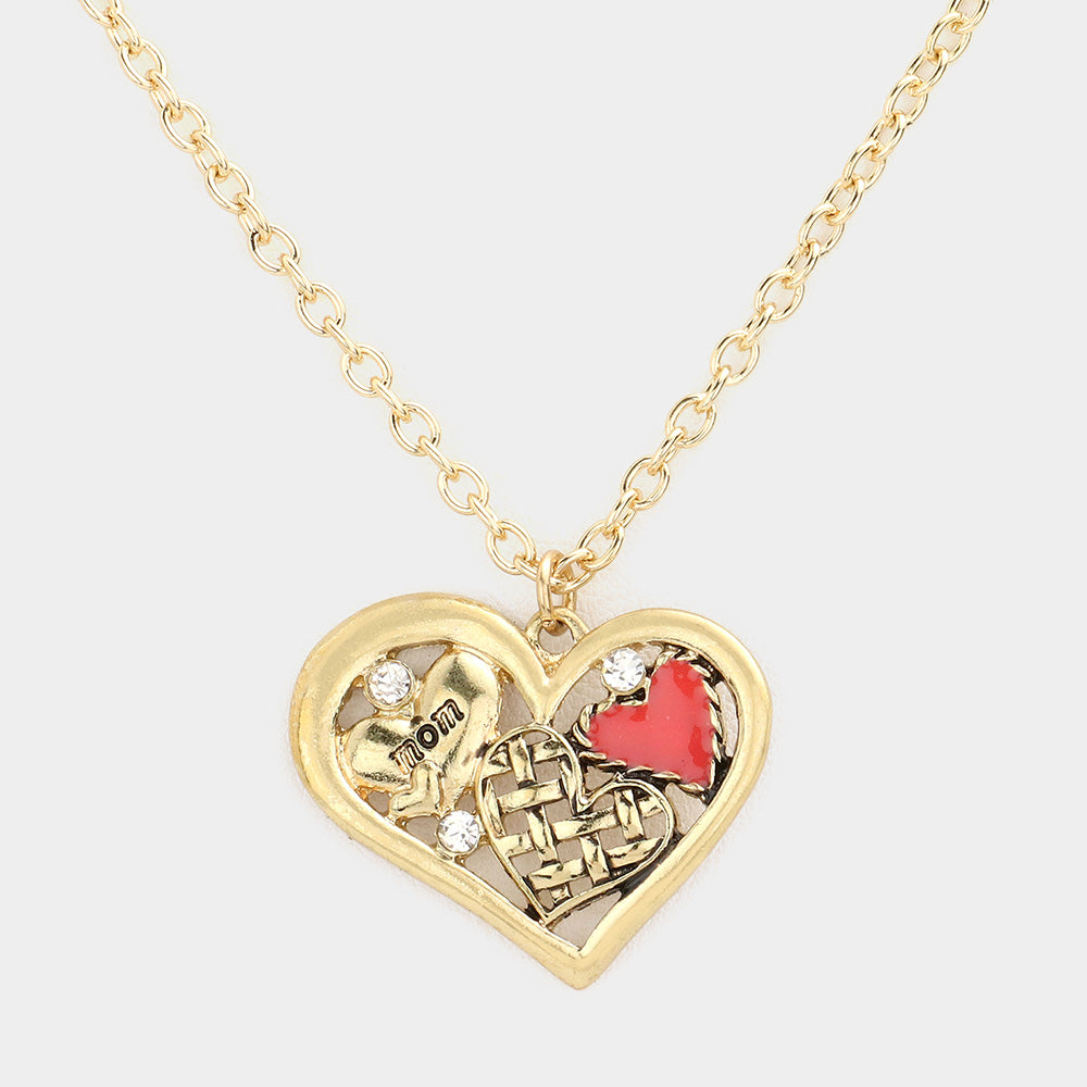 iLLASPARKZ Heart Collage Pendant Necklace