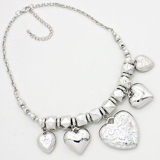 iLLASPARKZ Cubic Filigree Heartbeat Necklace