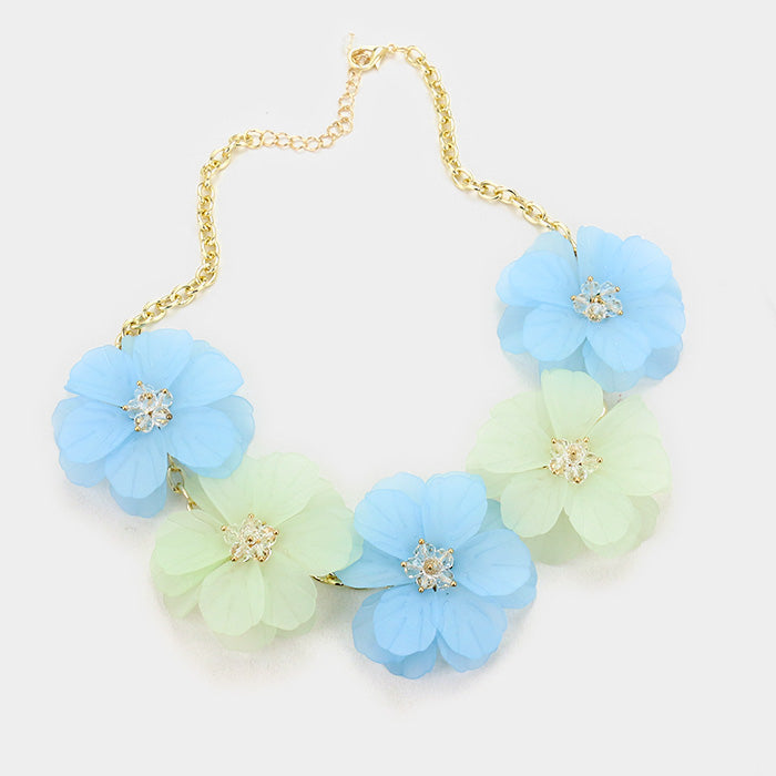 iLLASPARKZ Flower link necklace