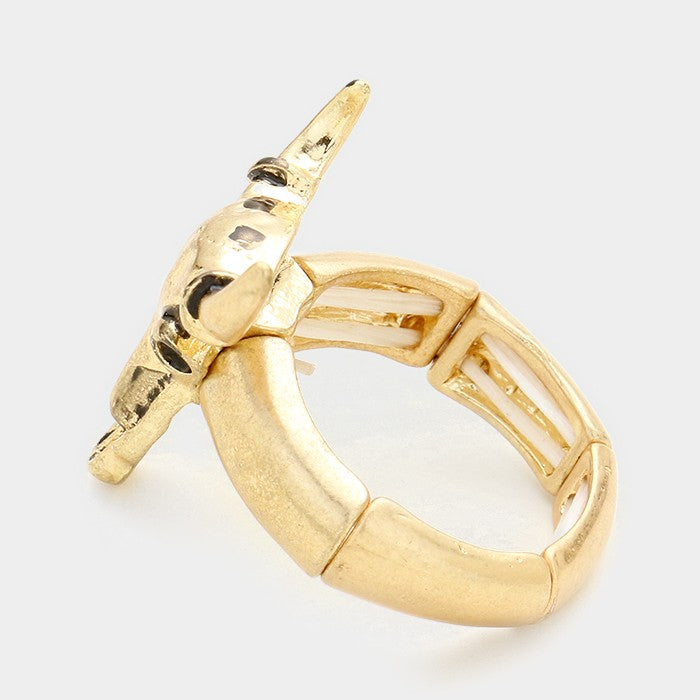 iLLASPARKZ Metal longhorn stretch ring