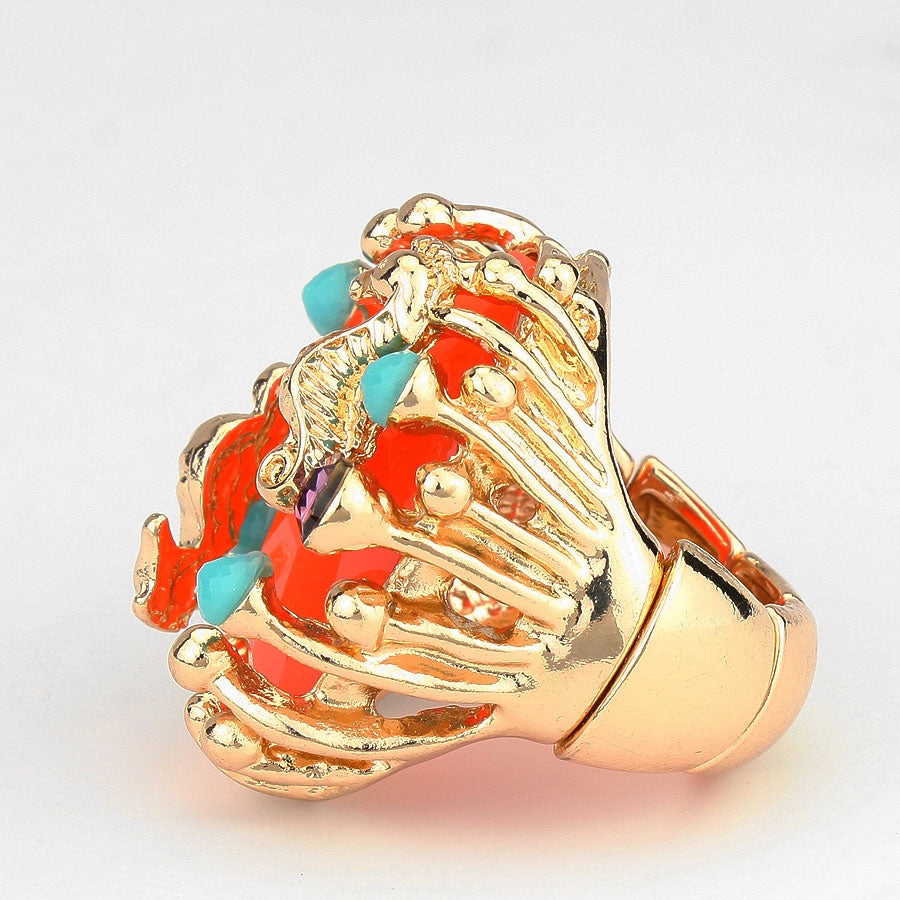 iLLASPARKZ Resin Seahorse Stretch Ring