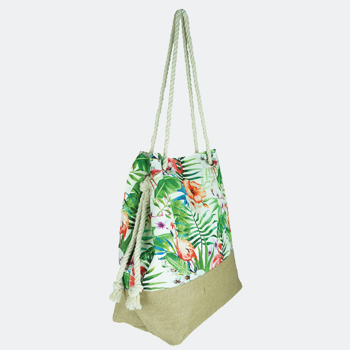 iLLASPARKZ Tropical Flamingo Bucket Bag