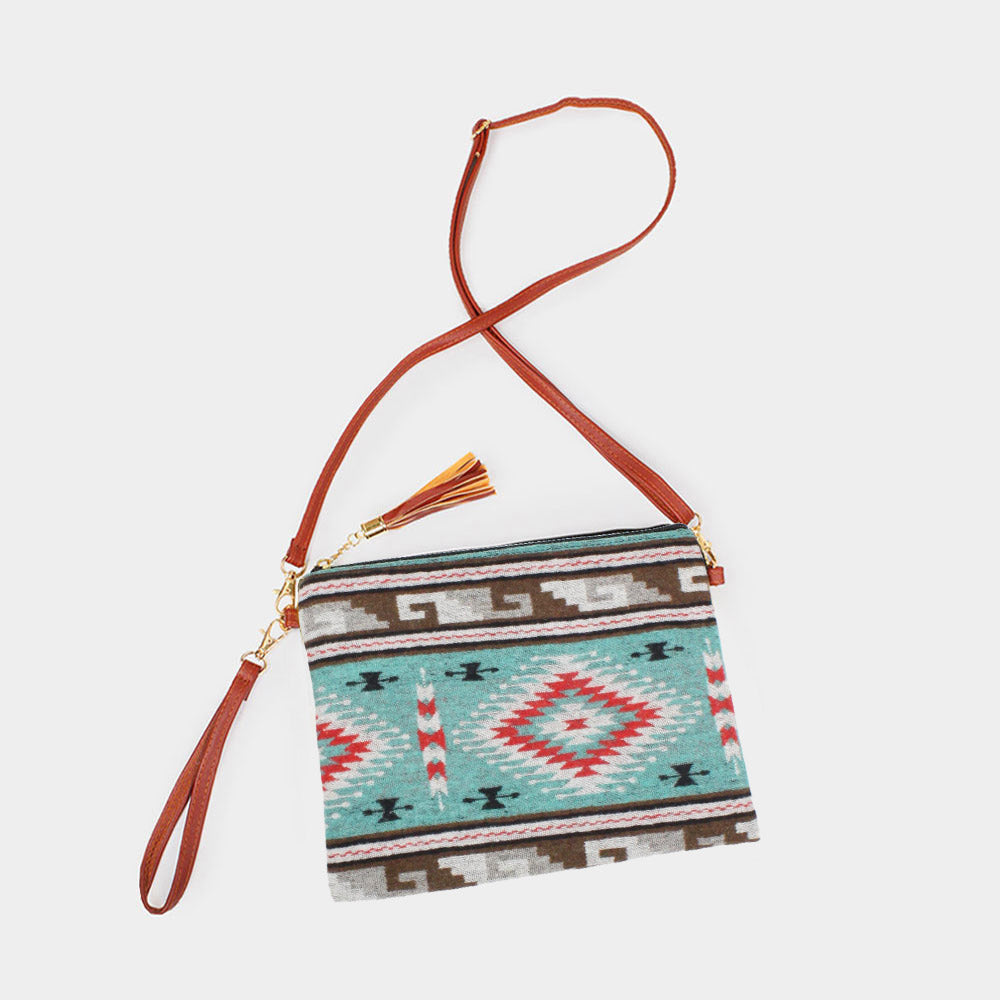 iLLASPARKZ Western Patterned Crossbody / Clutch Bag