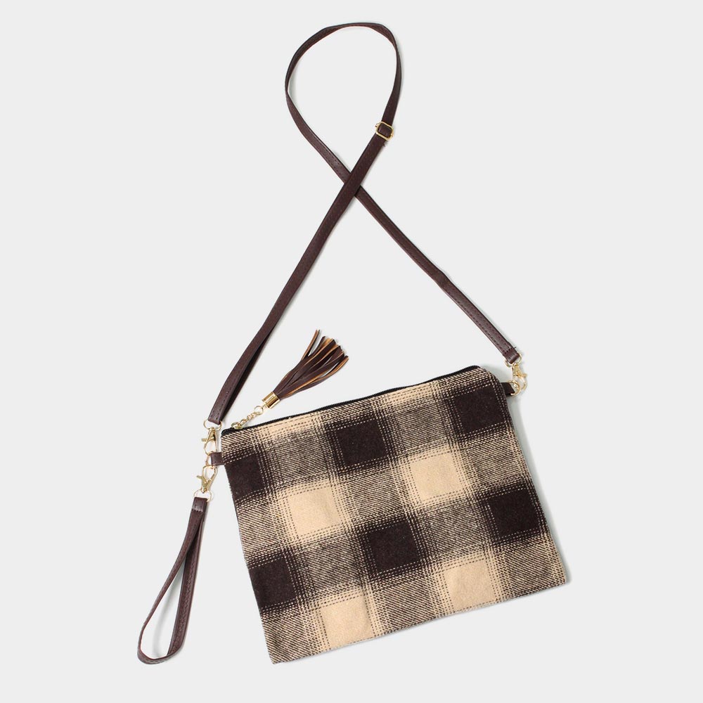 iLLASPARKZ Buffalo Check Crossbody / Clutch Bag