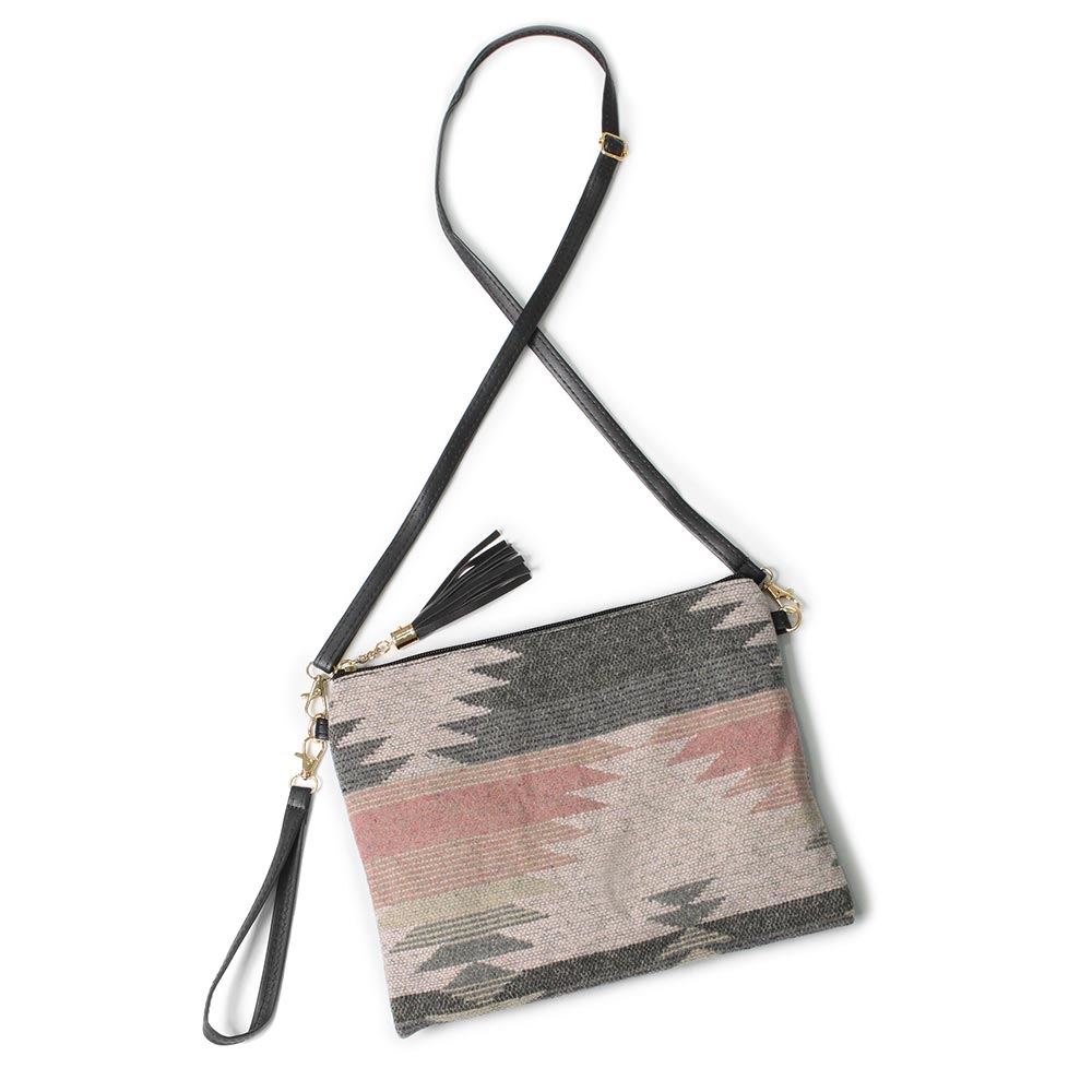 iLLASPARKZ Western Patterned Crossbody / Clutch Bag