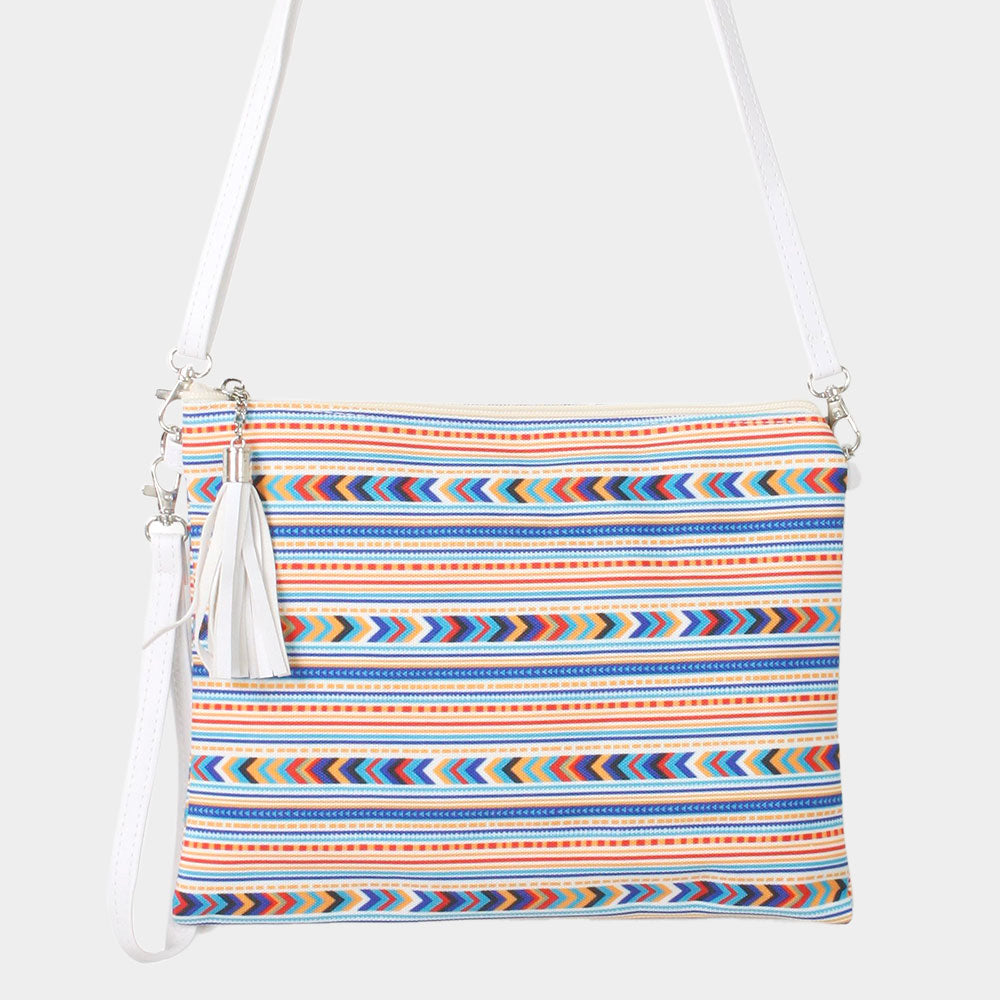 iLLASPARKZ Aztec Patterned Wristlet Clutch / Crossbody Bag