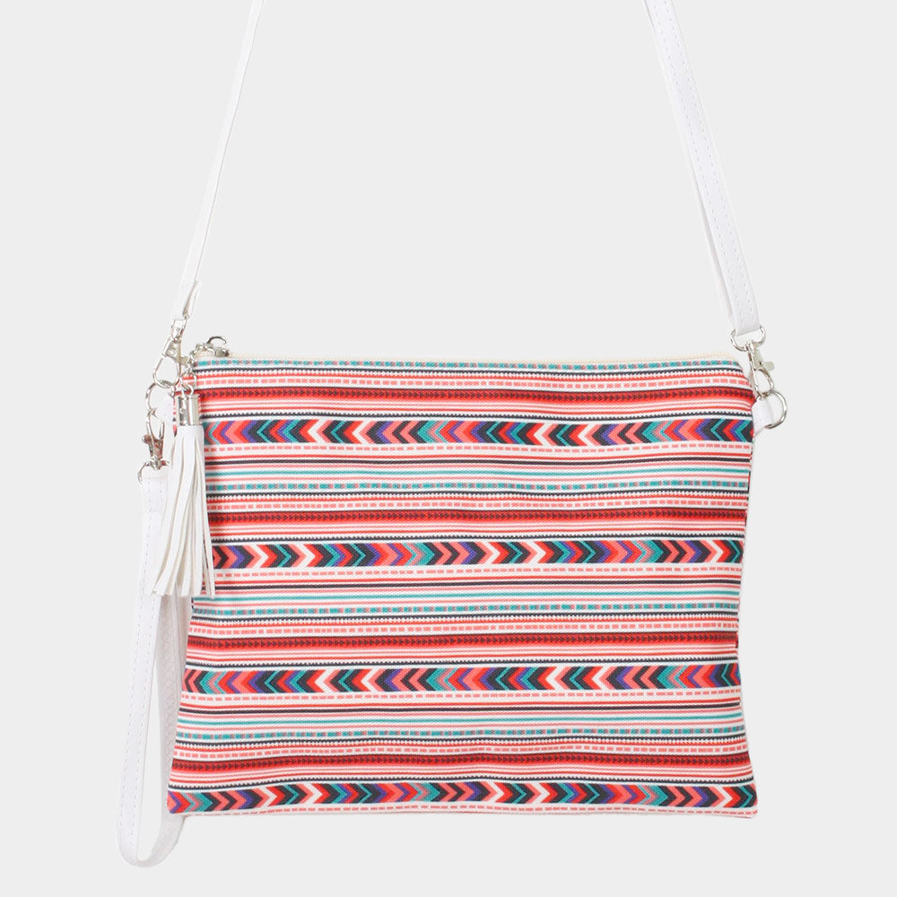 iLLASPARKZ Aztec Patterned Wristlet Clutch / Crossbody Bag