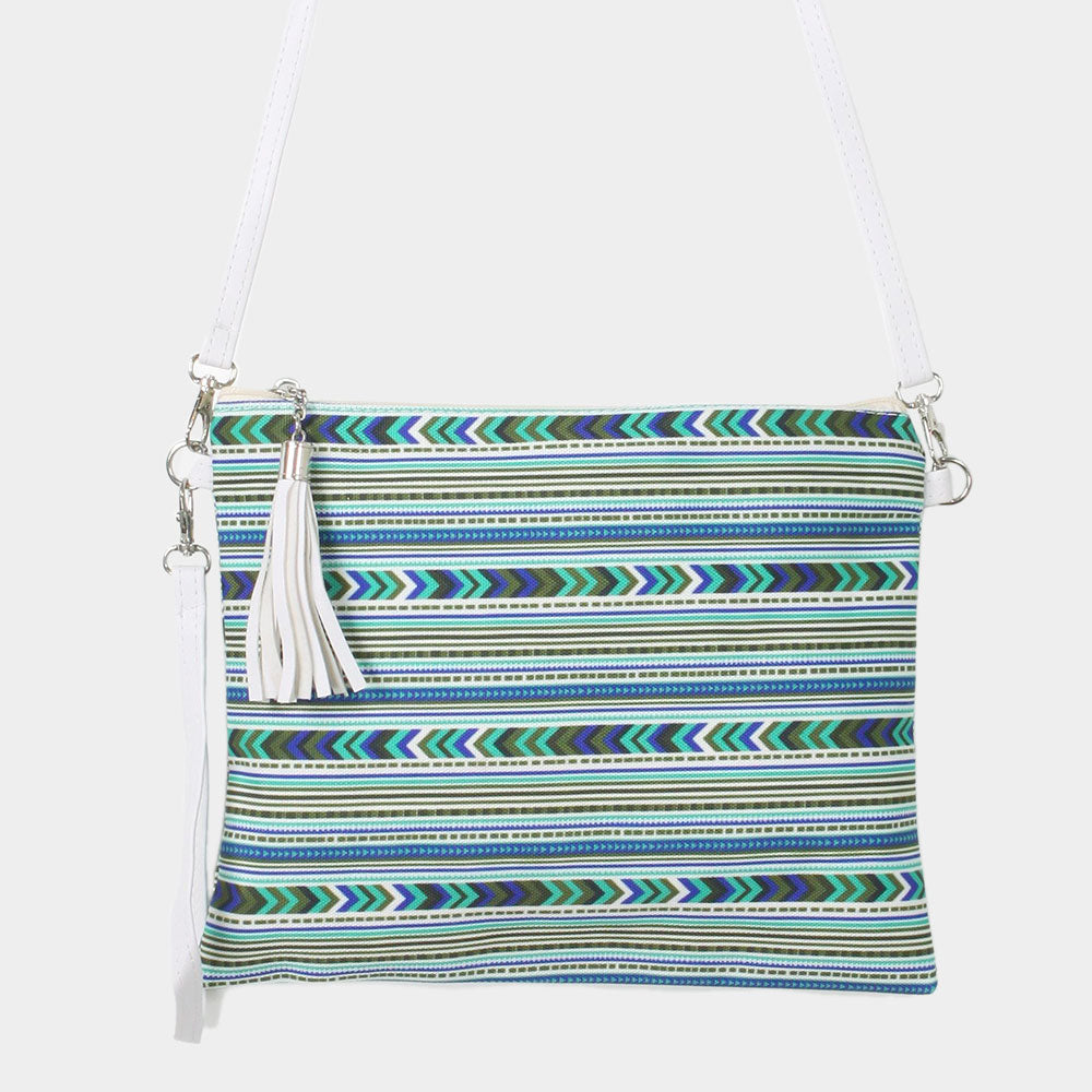 iLLASPARKZ Aztec Patterned Wristlet Clutch / Crossbody Bag