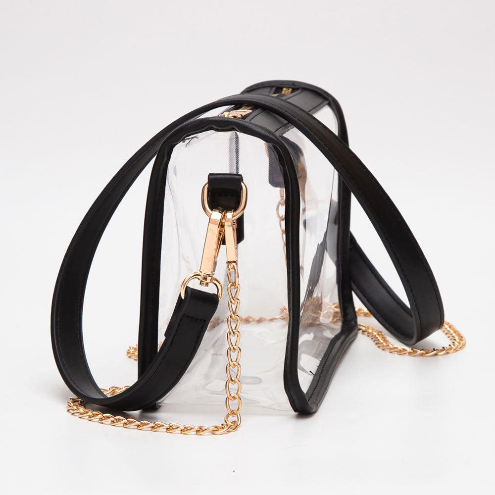 iLLASPARKZ Clear Rectangle Crossbody Bag