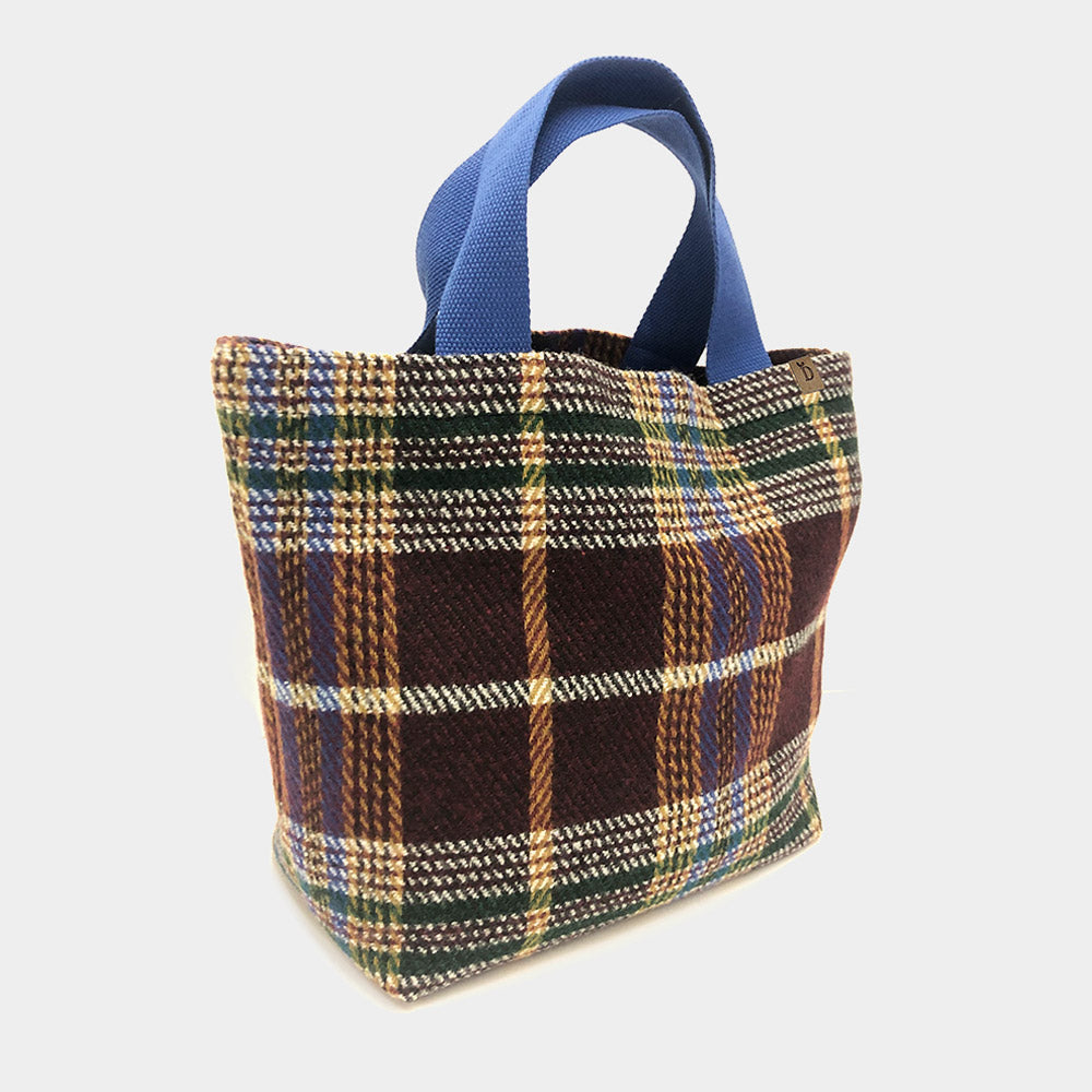 iLLASPARKZ Plaid Check Patterned Tote Bag