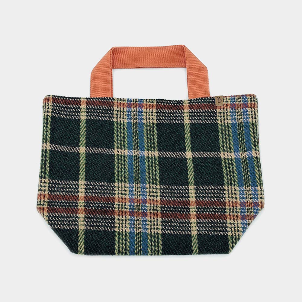 iLLASPARKZ Plaid Check Patterned Tote Bag