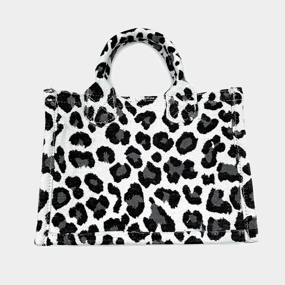 iLLASPARKZ Leopard Patterned Mini Tote Bag