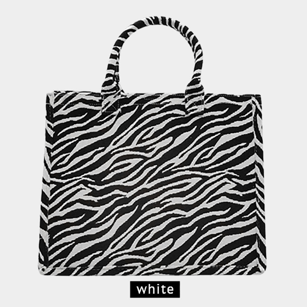 iLLASPARKZ Zebra Patterned Tote Bag