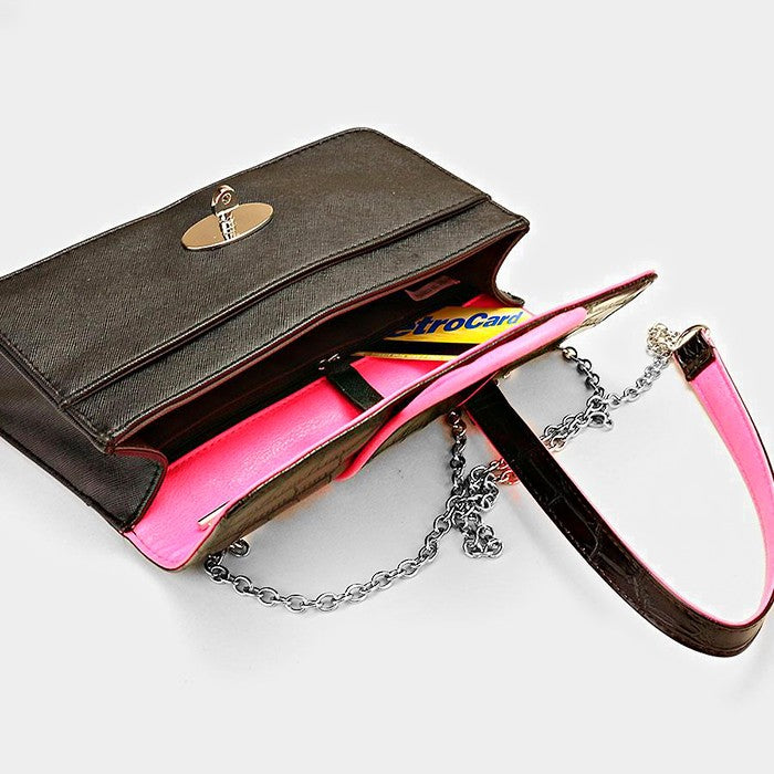 iLLASPARKZ Color block crossbody bag