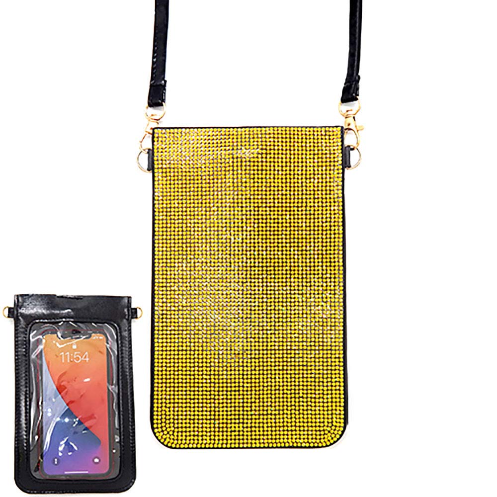 iLLASPARKZ Bling Transparent Phone Case Crossbody Bag