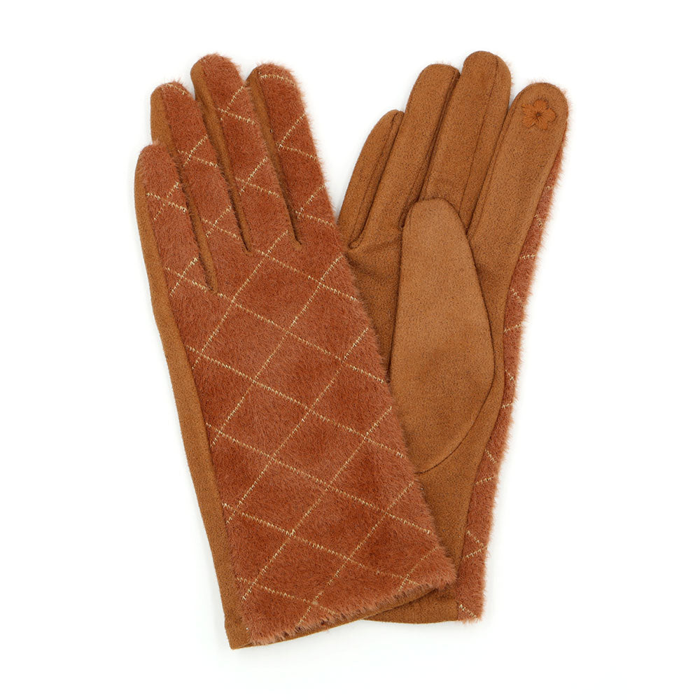 iLLASPARKZ Diamond Patterned Touch Smart Gloves