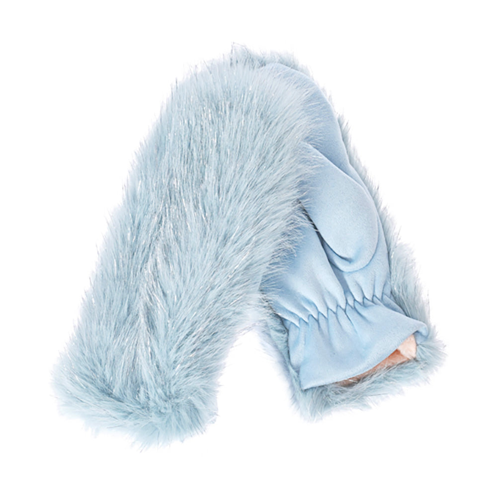 iLLASPARKZ Faux Fuzzy Fur Mitten Gloves