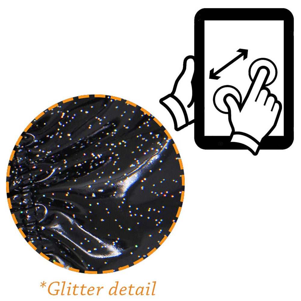 iLLASPARKZ Glittered Shiny Padded Puffer Smart Gloves