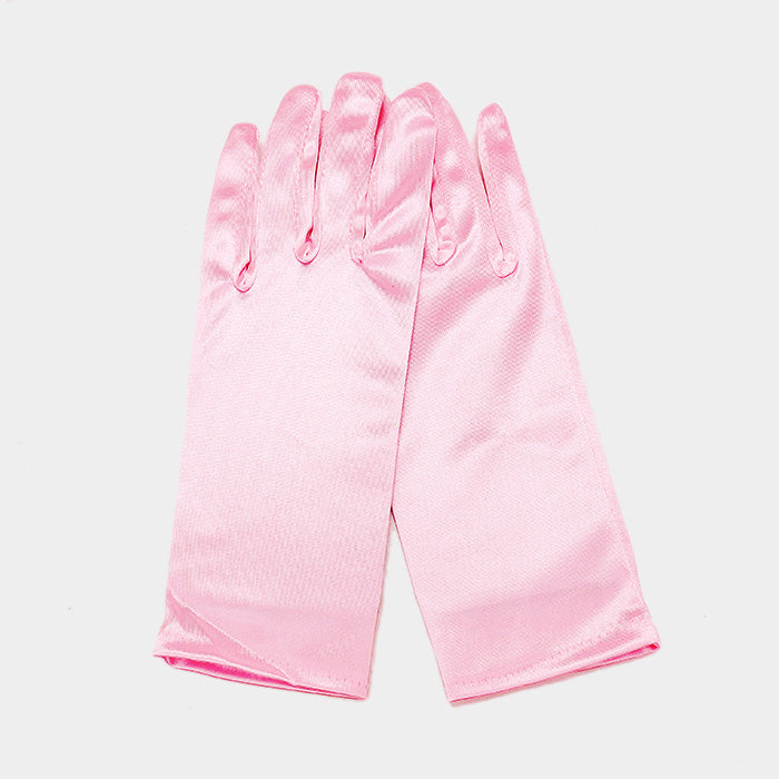 iLLASPARKZ Dressy Satin Wedding Gloves